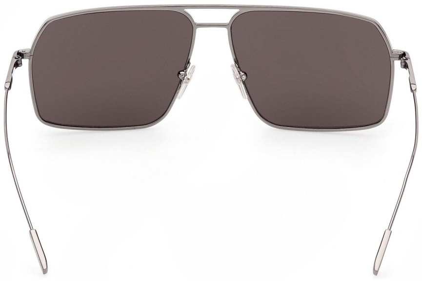Okulary przeciwsłoneczne Zegna EZ0193 08C Pilotki (Aviator) Srebrne