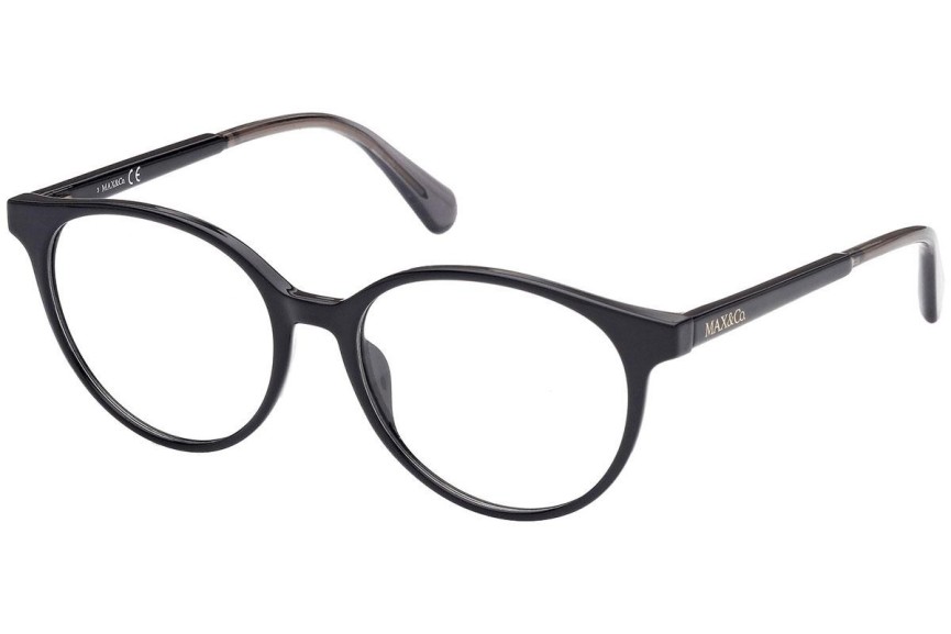 Okulary korekcyjne Max&Co. MO5053 001 Okrągłe Czarne
