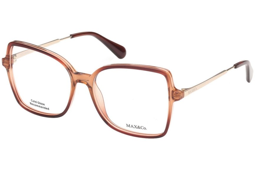 Okulary korekcyjne Max&Co. MO5009 050 Kwadratowe Brązowe