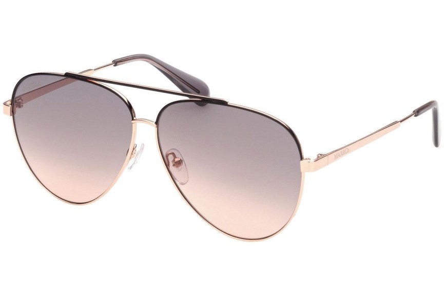 Okulary przeciwsłoneczne Max&Co. MO0007 33B Pilotki (Aviator) Złote