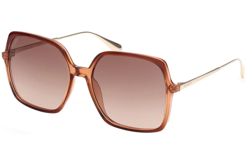 Okulary przeciwsłoneczne Max&Co. MO0010 50F Kwadratowe Brązowe