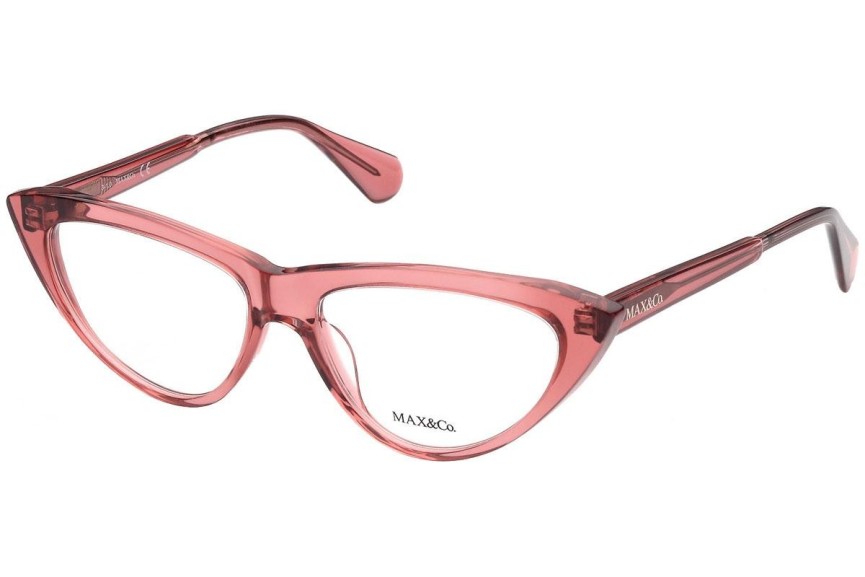 Okulary korekcyjne Max&Co. MO5015 066 Kocie oczy Czerwone