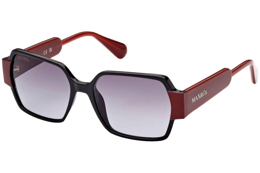 Okulary przeciwsłoneczne Max&Co. MO0051 05B Kwadratowe Czarne