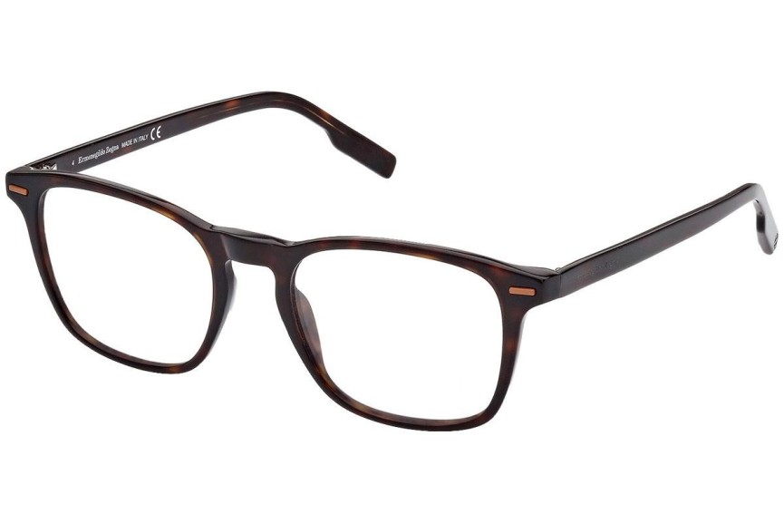 Okulary korekcyjne Zegna EZ5244 52A Okrągłe Havana