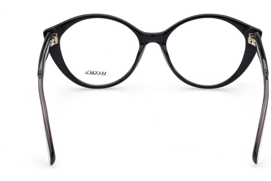 Okulary korekcyjne Max&Co. MO5032 001 Okrągłe Czarne