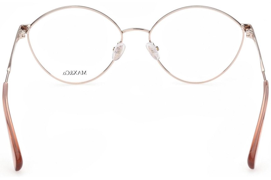 Okulary korekcyjne Max&Co. MO5034 028 Okrągłe Złote