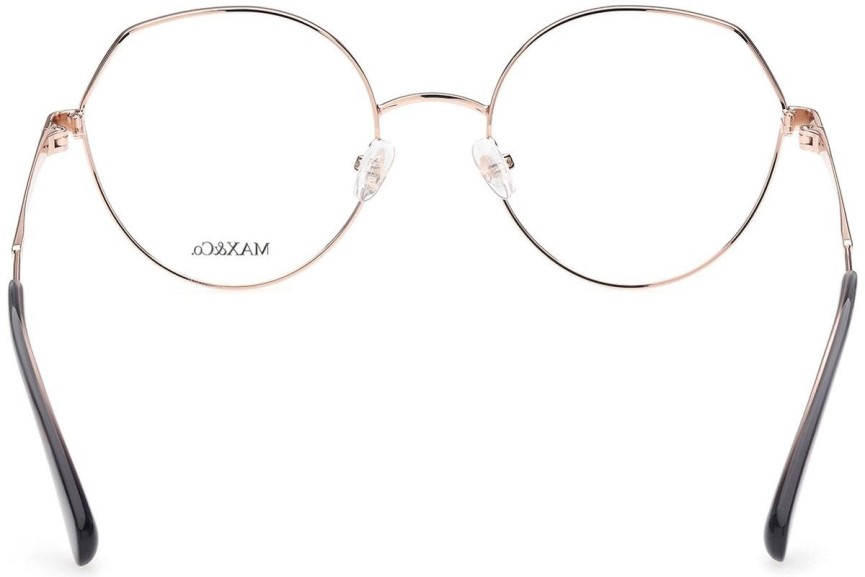 Okulary korekcyjne Max&Co. MO5017 033 Okrągłe Złote