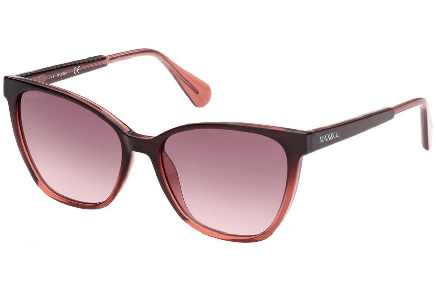 Okulary przeciwsłoneczne Max&Co. MO0011 71S Kocie oczy Czerwone