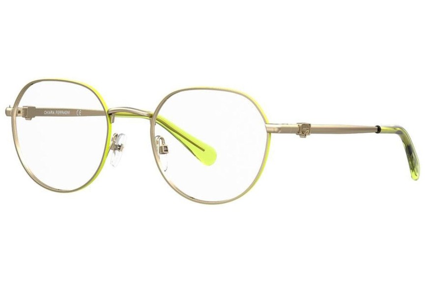 Okulary korekcyjne Chiara Ferragni CF1012 DYG Okrągłe Złote