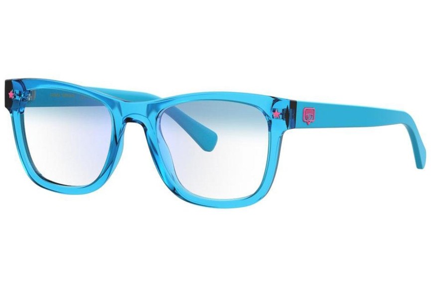 Okulary korekcyjne Chiara Ferragni CF7008/BB MVU/K6 blue-light [non-prescription] Kwadratowe Niebieskie