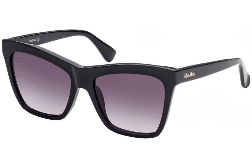 Okulary przeciwsłoneczne Max Mara MM0008 01B Kwadratowe Czarne