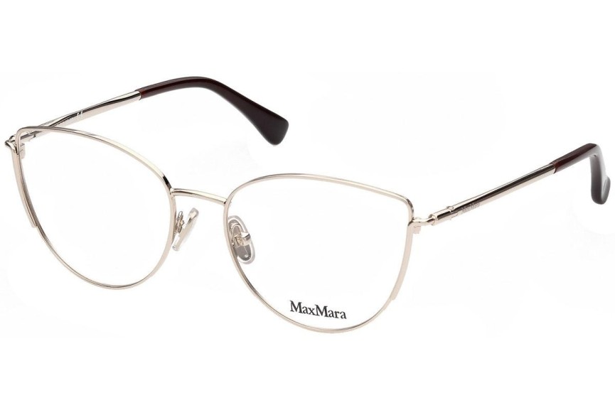 Okulary korekcyjne Max Mara MM5002 032 Kocie oczy Złote