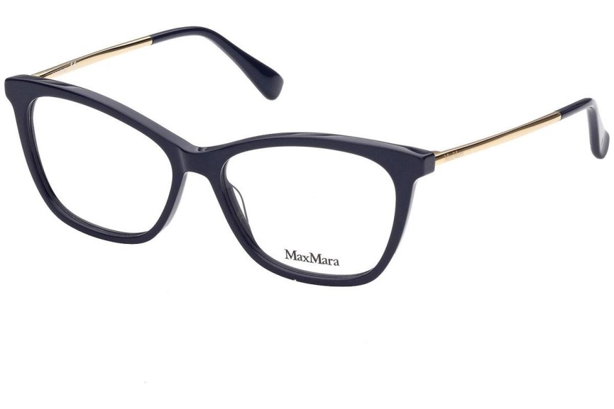 Okulary korekcyjne Max Mara MM5009 092 Kwadratowe Niebieskie