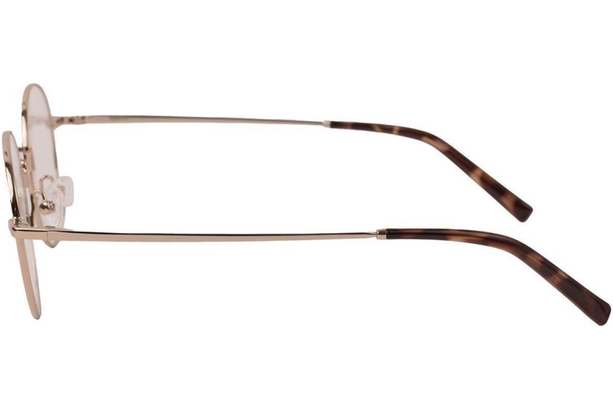 Okulary korekcyjne OiO by eyerim Luna Light Gold blue-light [non-prescription] Polarized Owalne Złote