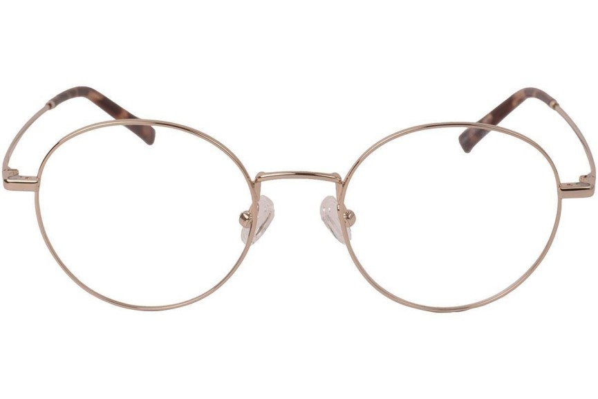 Okulary korekcyjne OiO by eyerim Luna Light Gold blue-light [non-prescription] Polarized Owalne Złote
