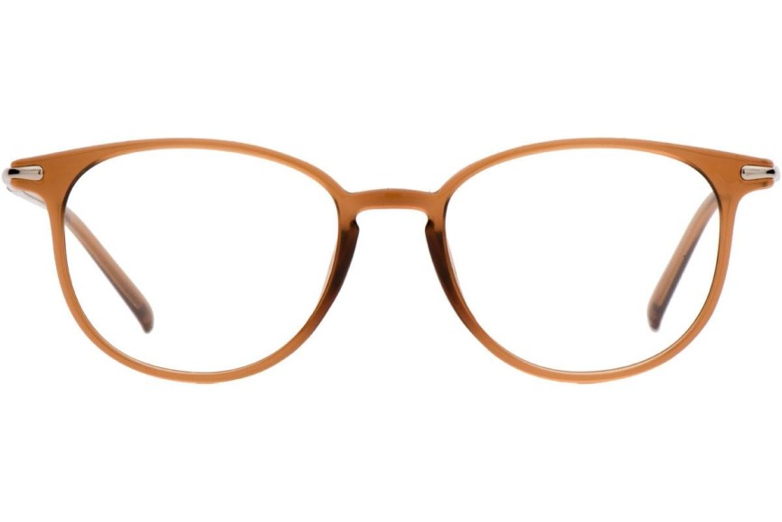 Okulary korekcyjne OiO by eyerim Izar Crystal Brown Okrągłe Brązowe