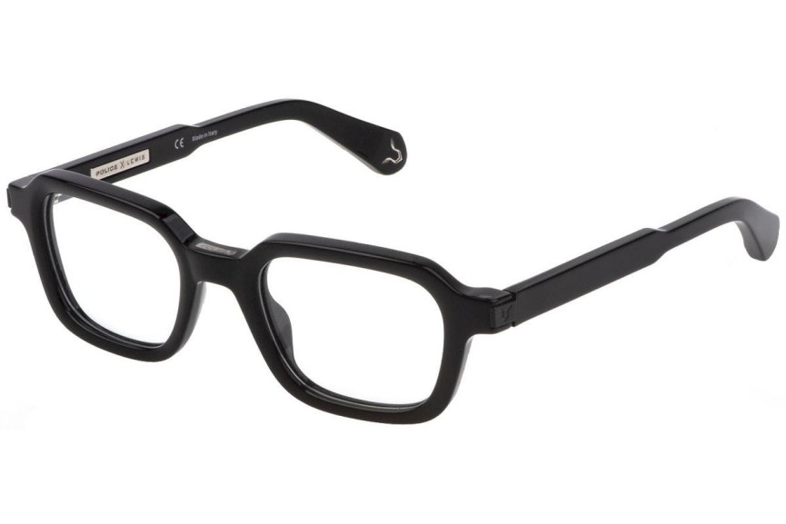 Okulary korekcyjne Police Lewis 48 VPLG32 700Y Prostokątne Czarne