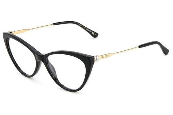 Okulary korekcyjne Jimmy Choo JC359 807 Kocie oczy Czarne