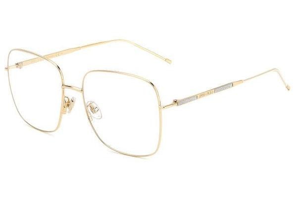 Okulary korekcyjne Jimmy Choo JC366/F 83I Kwadratowe Złote