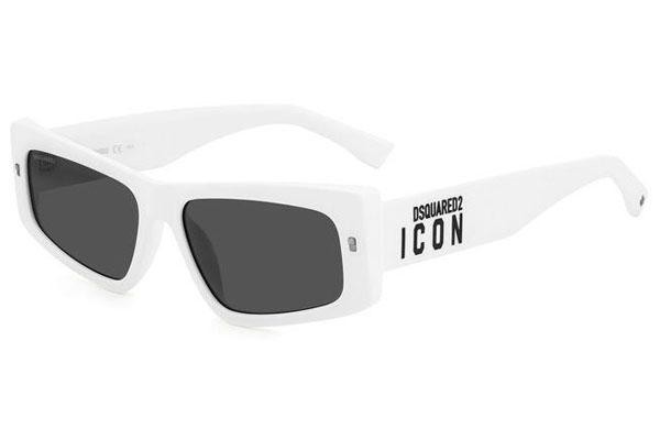 Okulary przeciwsłoneczne Dsquared2 ICON0007/S VK6/IR Kocie oczy Białe