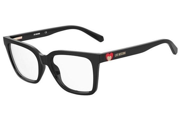 Okulary korekcyjne Love Moschino MOL603 807 Prostokątne Czarne