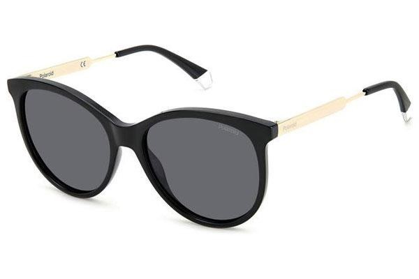 Okulary przeciwsłoneczne Polaroid PLD4131/S/X 807/M9 Polarized Okrągłe Czarne
