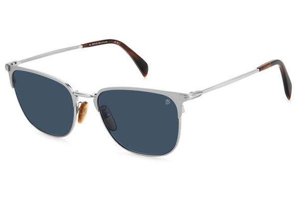 Okulary przeciwsłoneczne David Beckham DB7094/G/S 6LB/KU Browline Srebrne