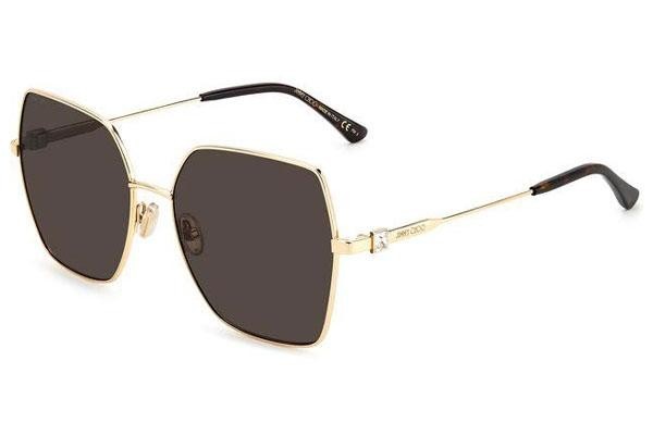Okulary przeciwsłoneczne Jimmy Choo REYES/S 000/70 Oversize Złote