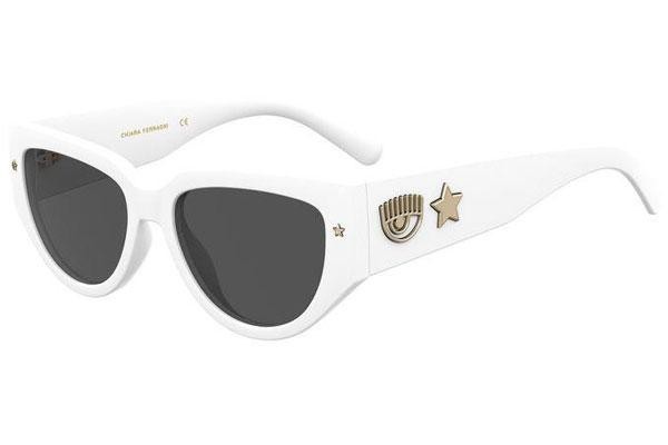 Okulary przeciwsłoneczne Chiara Ferragni CF7014/S VK6/IR Kocie oczy Białe