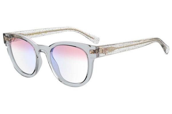 Okulary korekcyjne Chiara Ferragni CF7018/BB KB7/7M blue-light [non-prescription] Okrągłe Szare