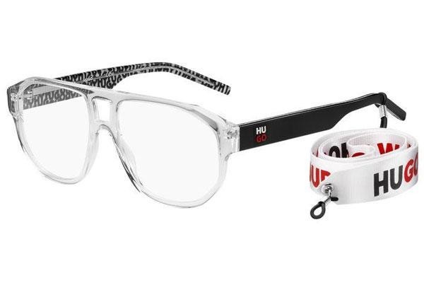 Okulary korekcyjne HUGO HG1221 MNG Pilotki (Aviator) Przezroczyste