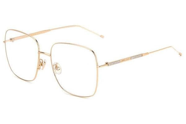 Okulary korekcyjne Jimmy Choo JC366/F 000 Kwadratowe Złote