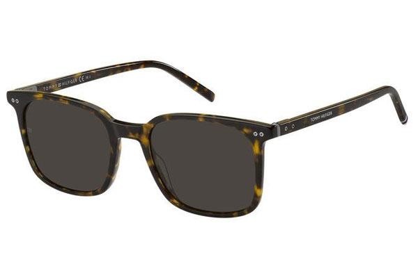 Okulary przeciwsłoneczne Tommy Hilfiger TH1938/S 086/IR Prostokątne Havana