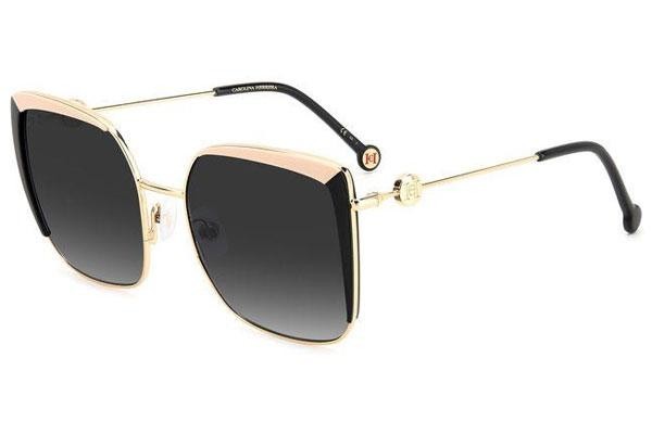 Okulary przeciwsłoneczne Carolina Herrera HER0111/S KDX/9O Oversize Złote