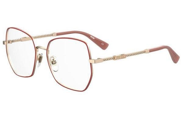 Okulary korekcyjne Moschino MOS610 AU2 Oversize Złote