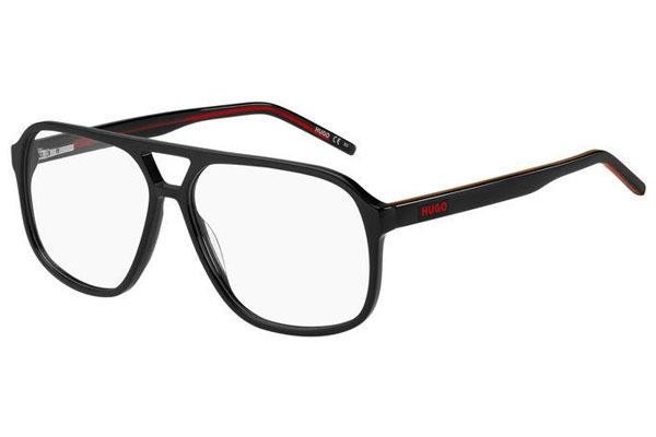 Okulary korekcyjne HUGO HG1200 807 Pilotki (Aviator) Czarne