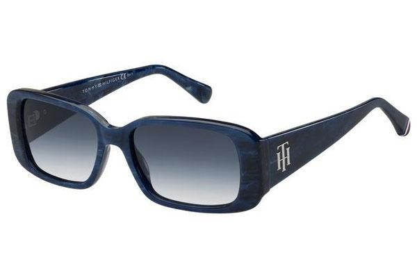 Okulary przeciwsłoneczne Tommy Hilfiger TH1966/S NUM/08 Prostokątne Niebieskie