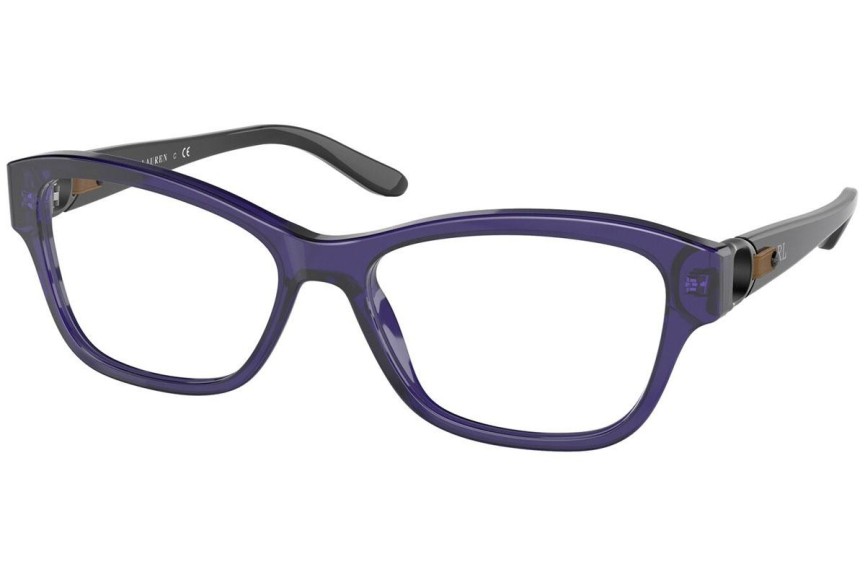 Okulary korekcyjne Ralph Lauren RL6210Q 5922 Kocie oczy Fioletowe