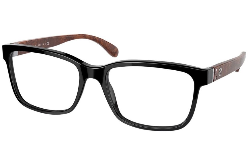 Okulary korekcyjne Ralph Lauren RL6214 5398 Prostokątne Czarne