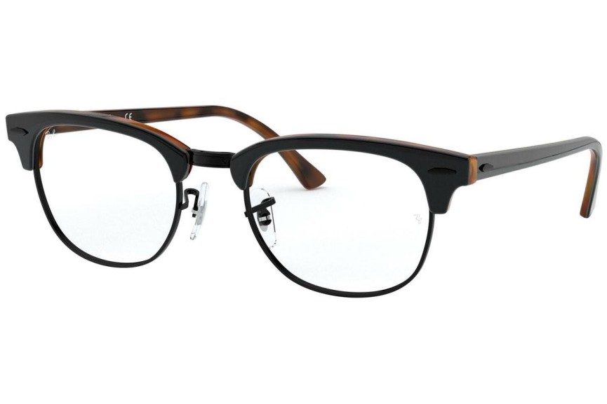 Okulary korekcyjne Ray-Ban Clubmaster RX5154 5909 Browline Czarne
