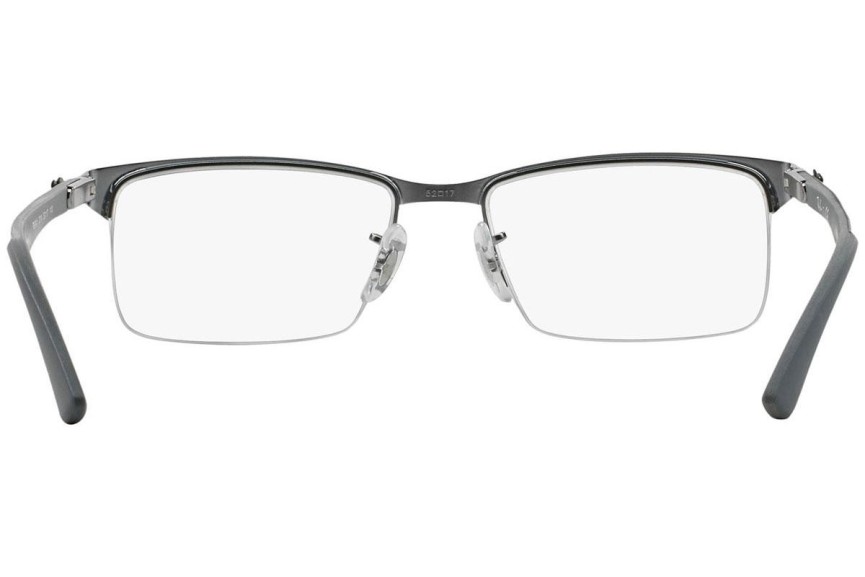 Okulary korekcyjne Ray-Ban RX8411 2714 Prostokątne Szare