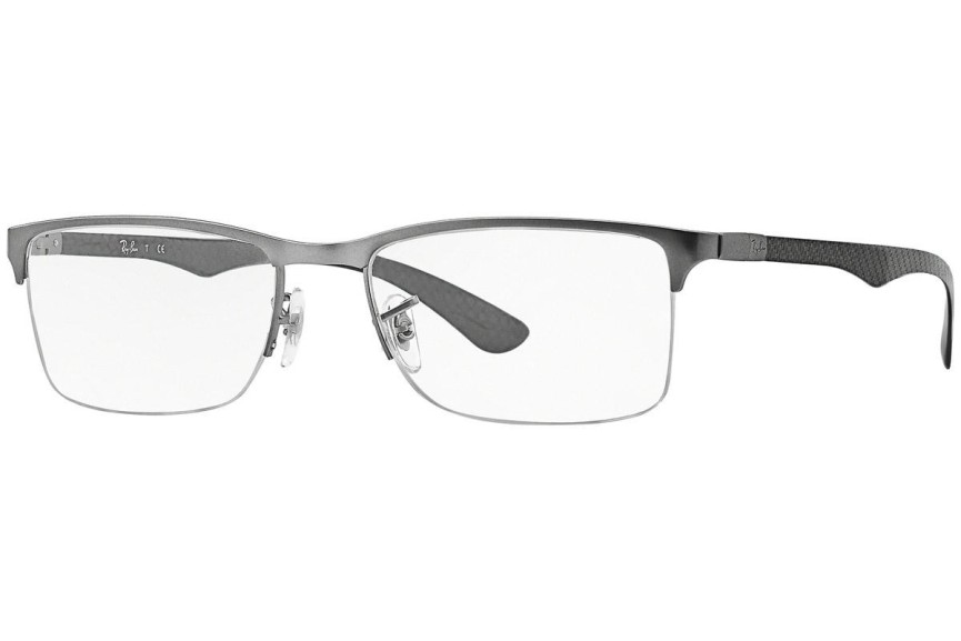 Okulary korekcyjne Ray-Ban RX8413 2620 Prostokątne Szare