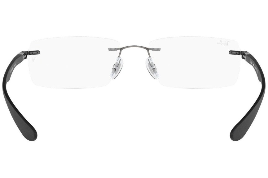 Okulary korekcyjne Ray-Ban RX8724 1128 Prostokątne Szare