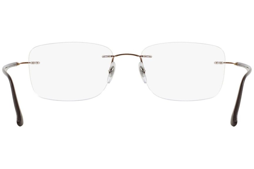 Okulary korekcyjne Ray-Ban RX8725 1131 Kwadratowe Brązowe