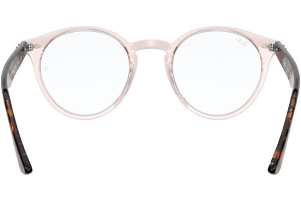 Okulary korekcyjne Ray-Ban RX2180V 8080 Okrągłe Różowe