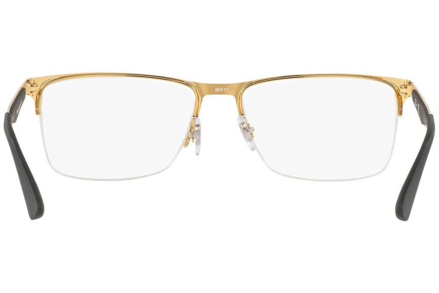 Okulary korekcyjne Ray-Ban RX6335 2890 Kwadratowe Czarne