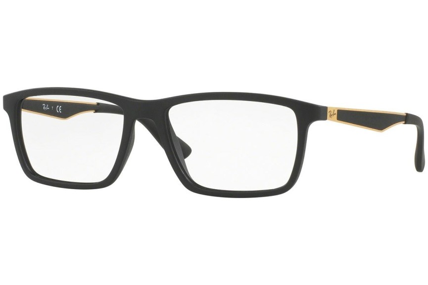 Okulary korekcyjne Ray-Ban RX7056 5644 Kwadratowe Czarne
