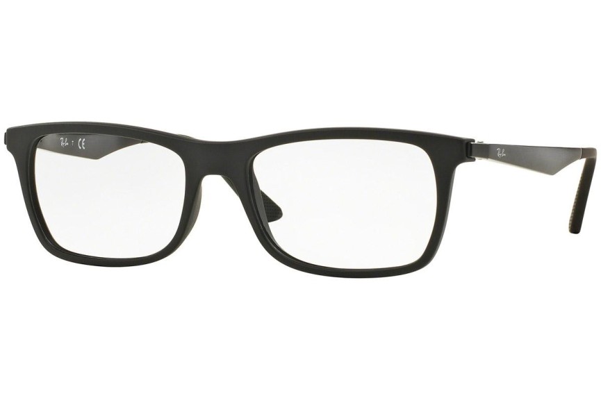 Okulary korekcyjne Ray-Ban RX7062 2077 Kwadratowe Czarne