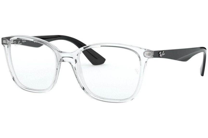 Okulary korekcyjne Ray-Ban RX7066 5943 Kwadratowe Przezroczyste
