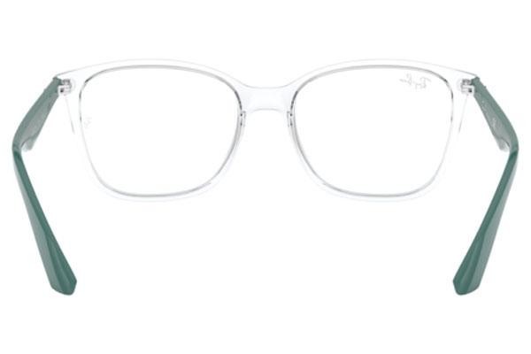 Okulary korekcyjne Ray-Ban RX7066 5994 Kwadratowe Przezroczyste